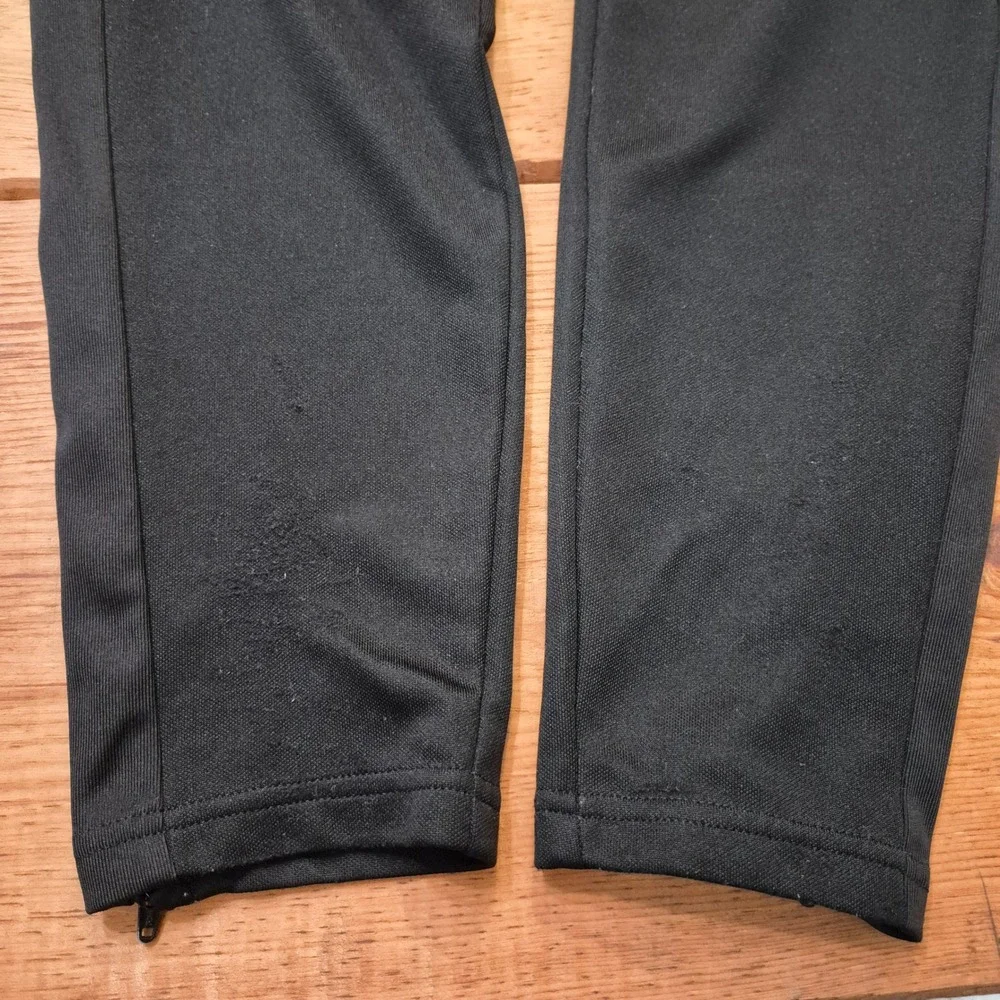 Adidas Tiro Track Pants Mens Medium Black White Stripes AEROREADY Primegreen